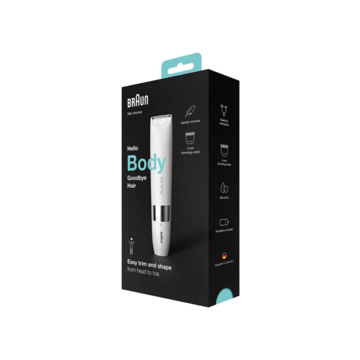 braun body mini hair remover bs1000 wet dry 2