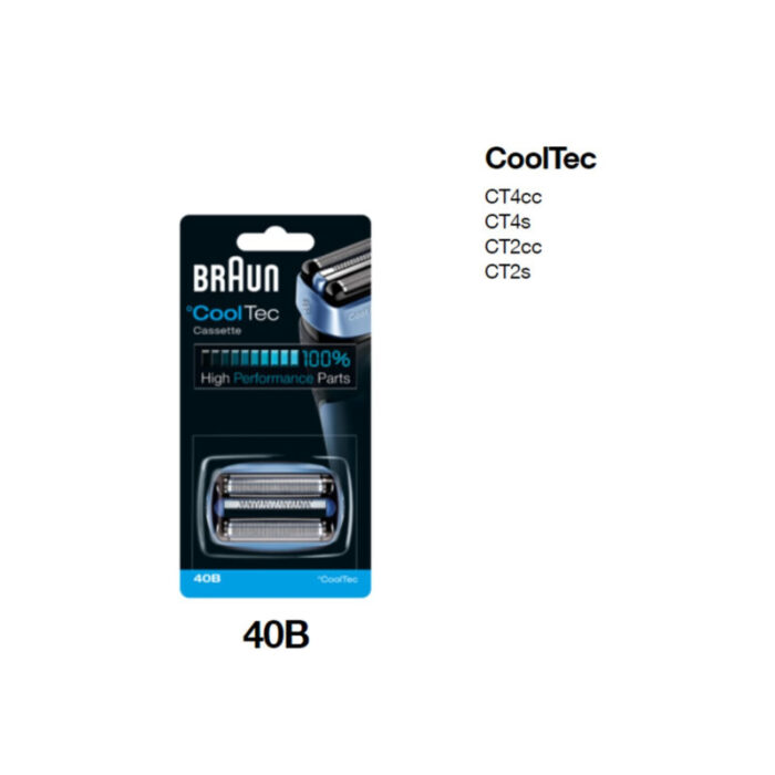 braun cool tec electric shaver cassette replacement 40b 2