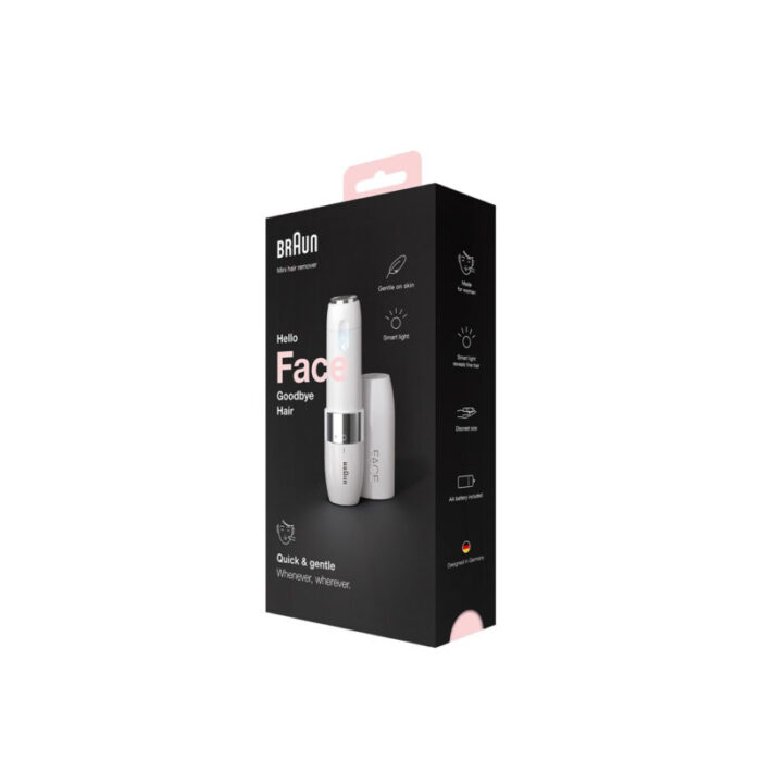 braun face mini hair remover fs1000 with smartlight 2