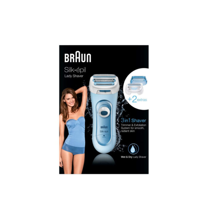 braun silk epil lady shaver 3 in 1 wet dry ls 5160 2