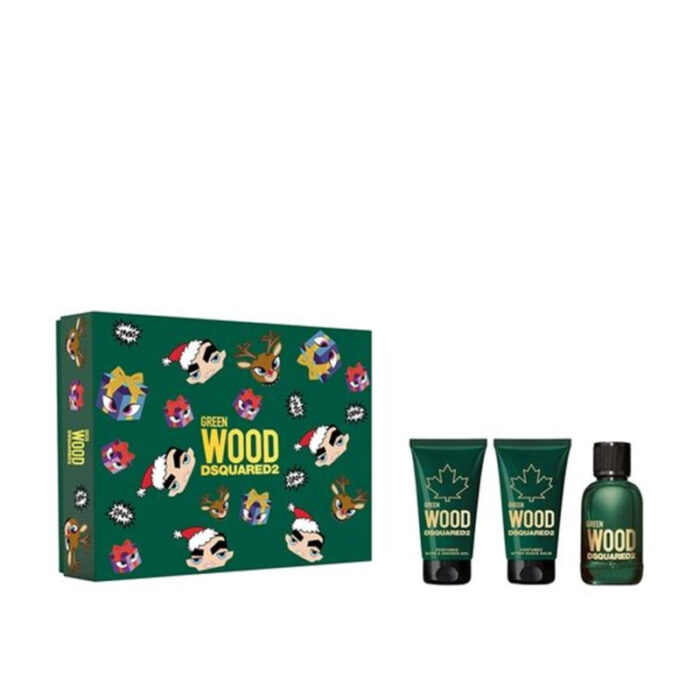 dsquared2 green wood eau de toilette 50ml coffret