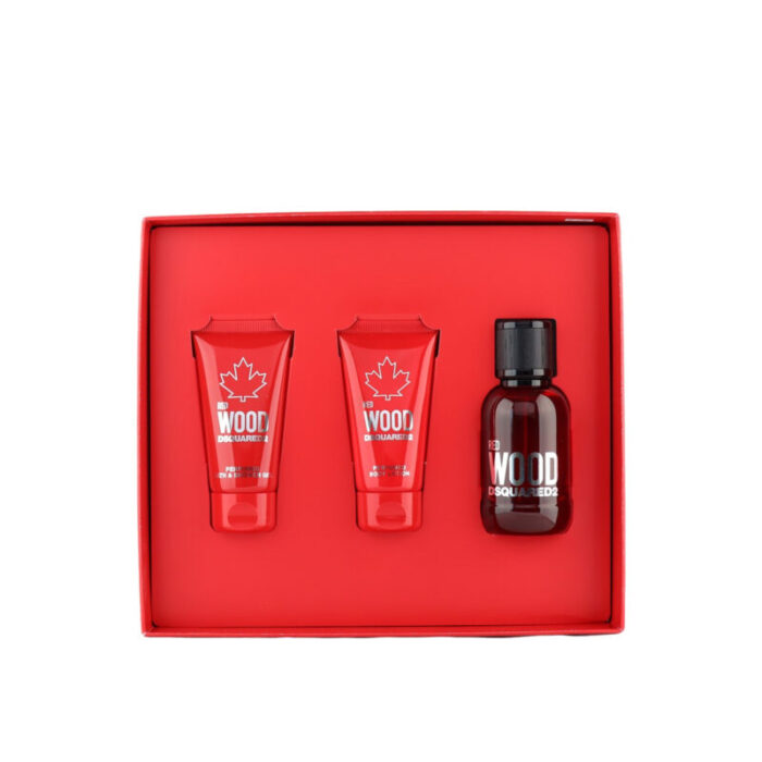 dsquared2 red wood eau de toilette 50ml coffret 2