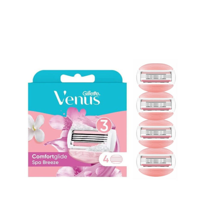 gillette venus comfortglide spa breeze refill blades