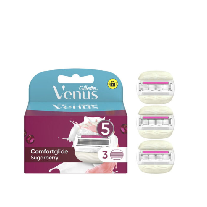 gillette venus comfortglide sugarberry blade refill