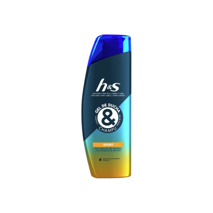 h s shower gel shampoo sport 300ml