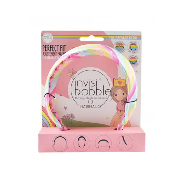 invisibobble kids hairhalo rainbow crown 3