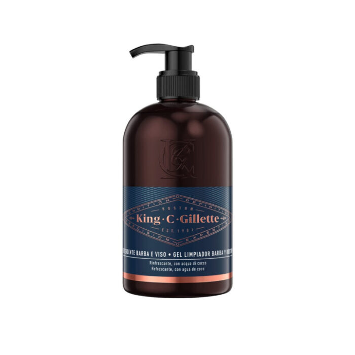 king c gillette beard face wash 350ml