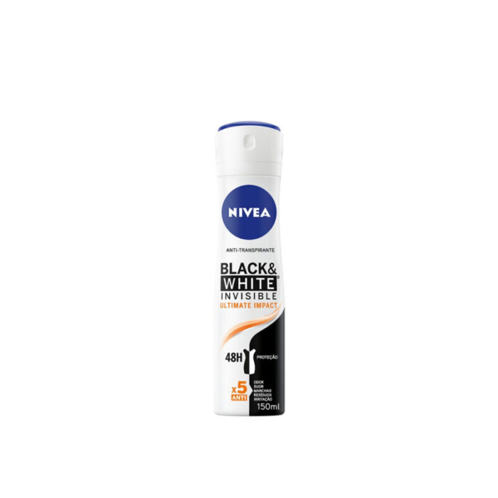 nivea black white invisible ultimate impact deodorant spray 150ml