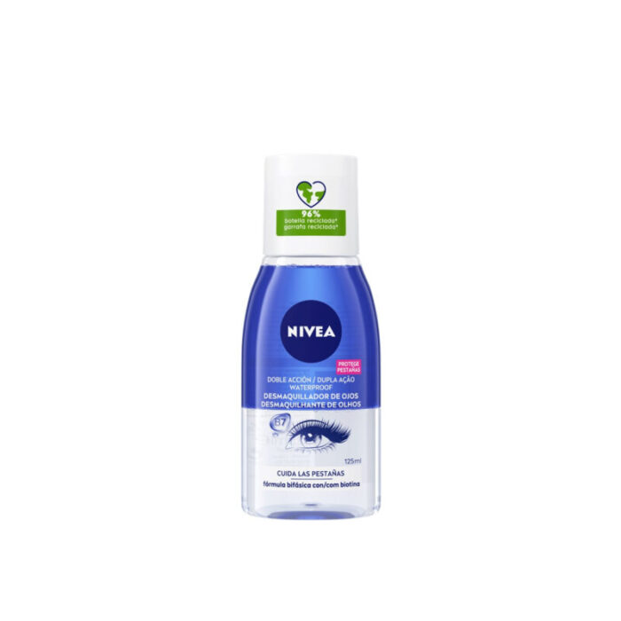 nivea double effect eye make up remover 125ml