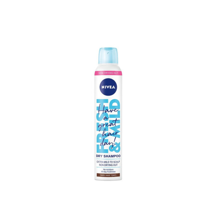 nivea fresh mild dry shampoo for dark hair tones 200ml