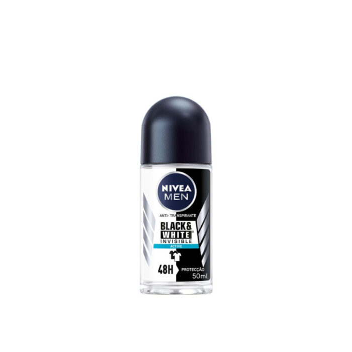 nivea men black white active anti perspirant roll on 50ml 1 1