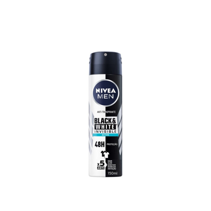 nivea men black white active anti perspirant spray 150ml