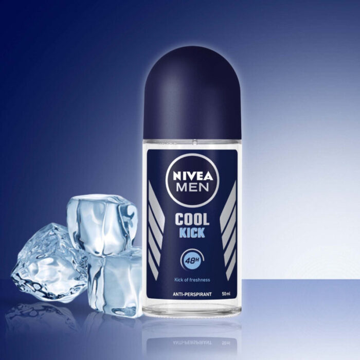 nivea men cool kick 48h deodorant anti perspirant roll on 50ml 1