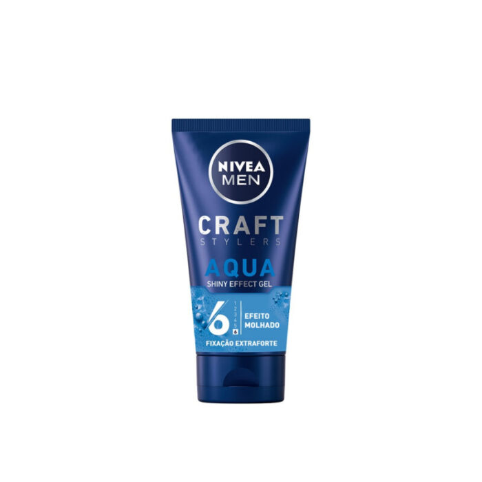 nivea men craft stylers aqua shiny effect gel 150ml