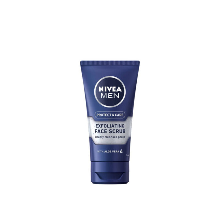 nivea men protect care exfoliating face scrub 75ml