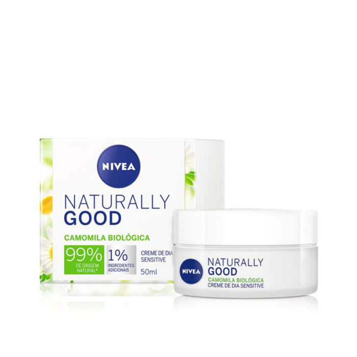 nivea naturally good bio chamomile sensitive day cream 50ml