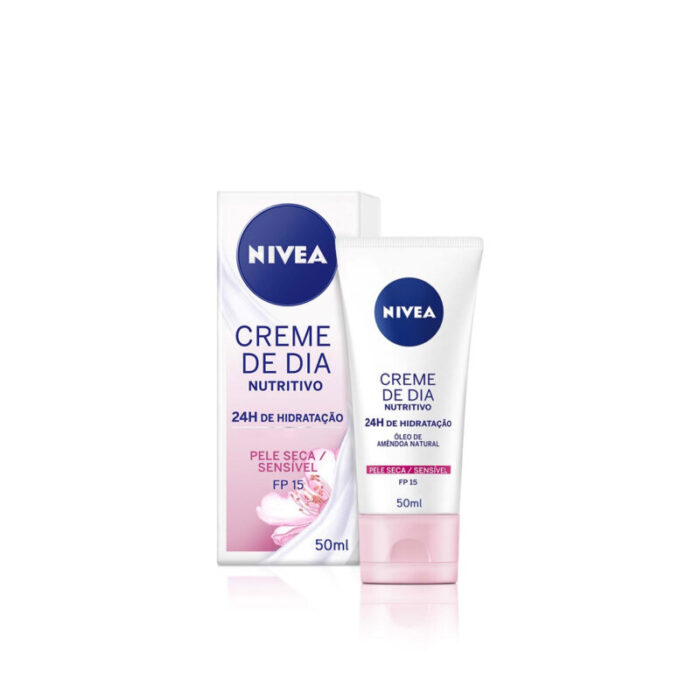 nivea nutritive day cream dry and sensitive skin spf15 50ml