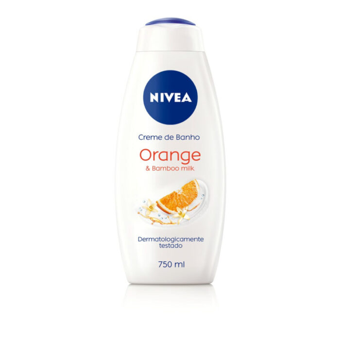 nivea orange bamboo milk shower cream 750ml 3