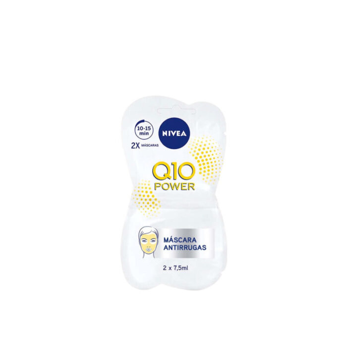 nivea q10 power anti wrinkle face mask 2x7 5ml