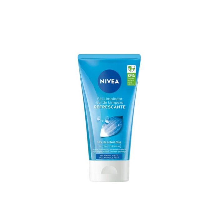 nivea refreshing wash gel with lotus flower 150ml 2