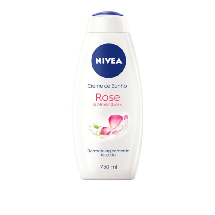 nivea rose almond milk shower cream 750ml 3