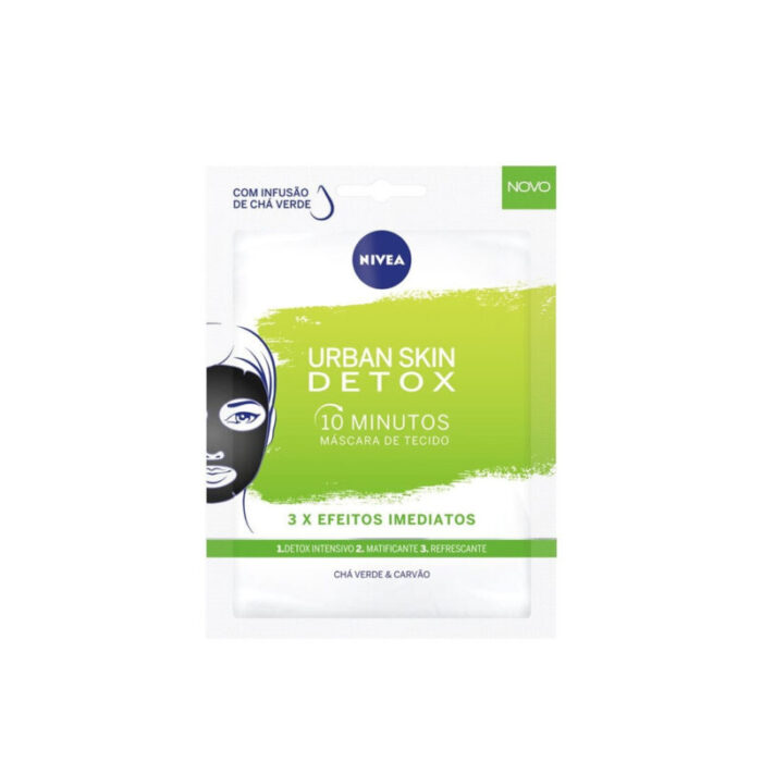 nivea urban skin detox 10 minutes sheet mask