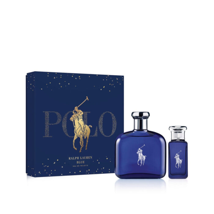 ralph lauren polo blue eau de toilette 125ml coffret