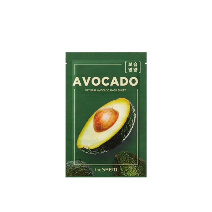 the saem natural avocado mask sheet 21ml