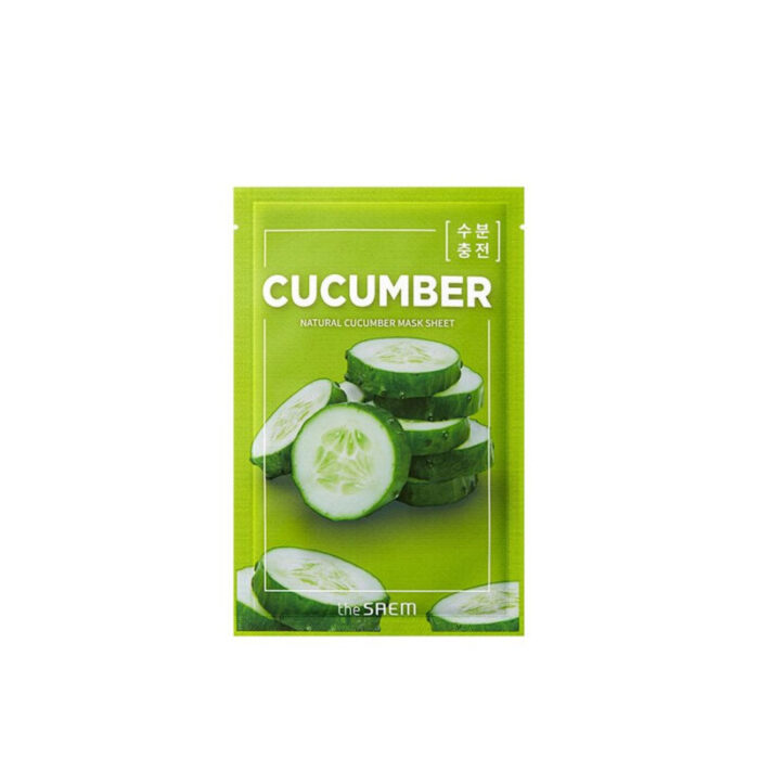 the saem natural cucumber mask sheet 21ml