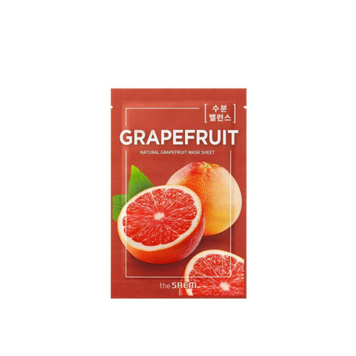 the saem natural grapefruit mask sheet 21ml