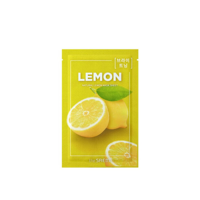 the saem natural lemon mask sheet 21ml