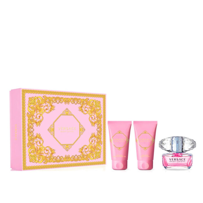 versace bright crystal eau de toilette 50ml coffret